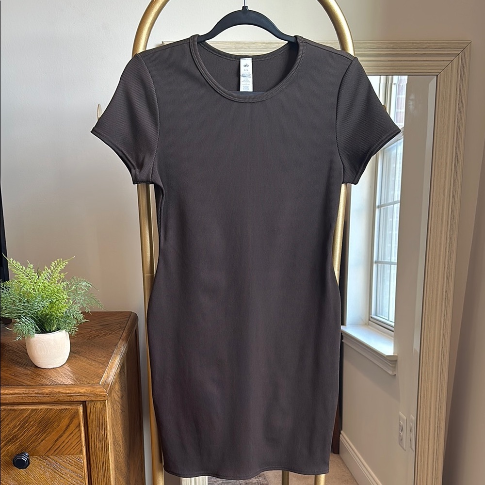 ALO Yoga Black Mini Dress